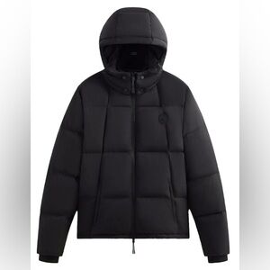 Kith Wrinkle Nylon Midi Puffer in Black